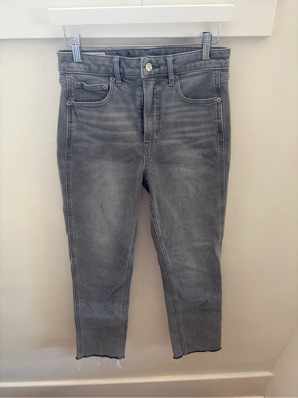 Gap vintage slim sky high gray jeans size 27  #denim